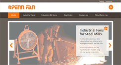Desktop Screenshot of pennfan.com